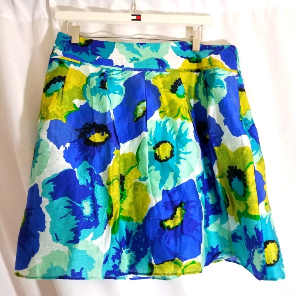 Ann Taylor Loft Floral Skirt 10 NWT